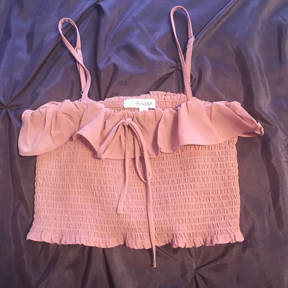 Pink Crop Top 🤩 New without Tags